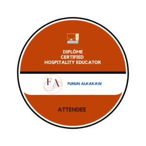 DIPLÔME CERTIFIED HOSPITALITY EDUCATOR