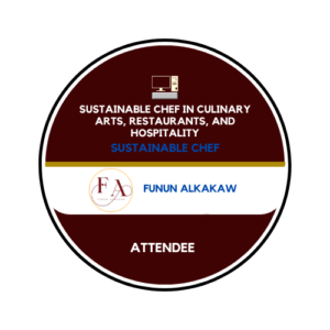 الشيف المستدام في فنون الطهي والمطاعم والضيافة